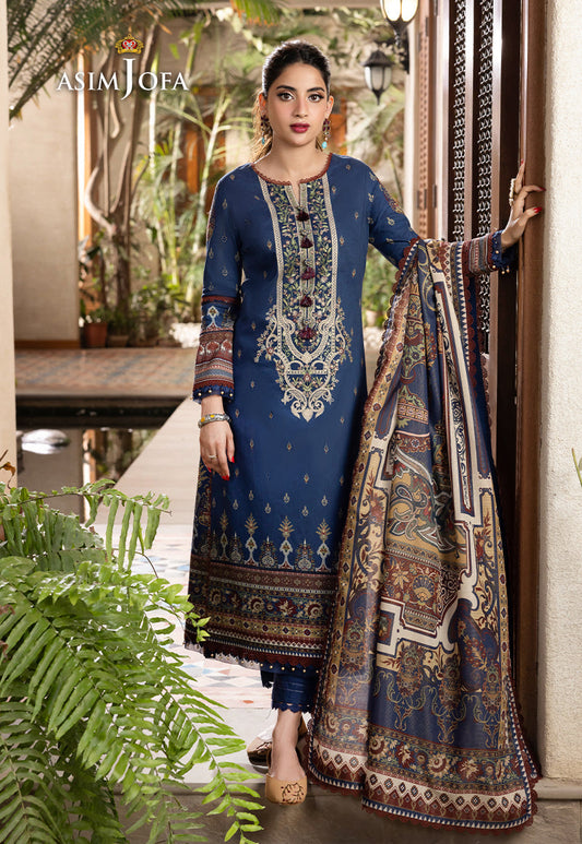 AJRWP-05 PRINTED PREMIUM WINTER COTTON STITCHED 3 PCS