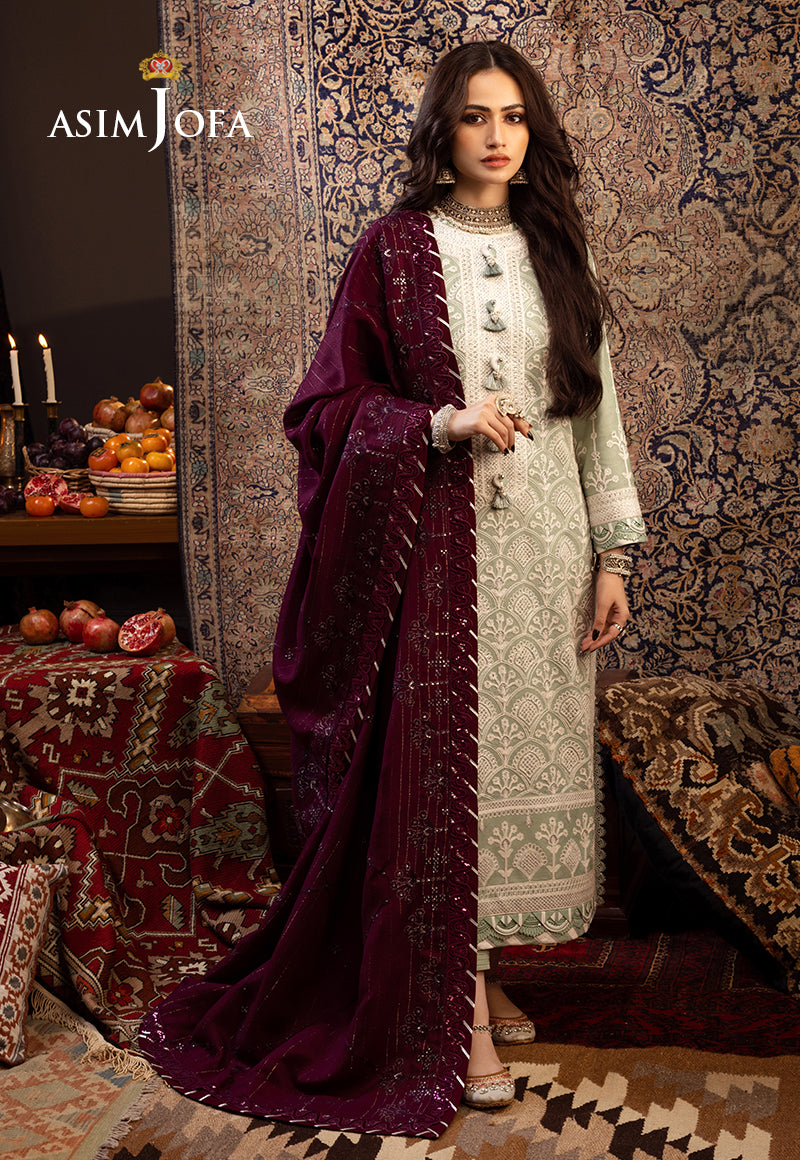 AJKT-01 EMBROIDERED TWILL 3 PCS