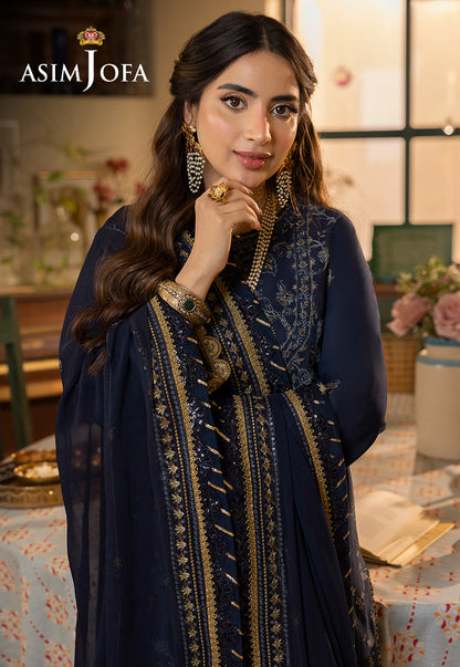 AJSW-30 EMBROIDERED POLY VISCOSE 3 PCS