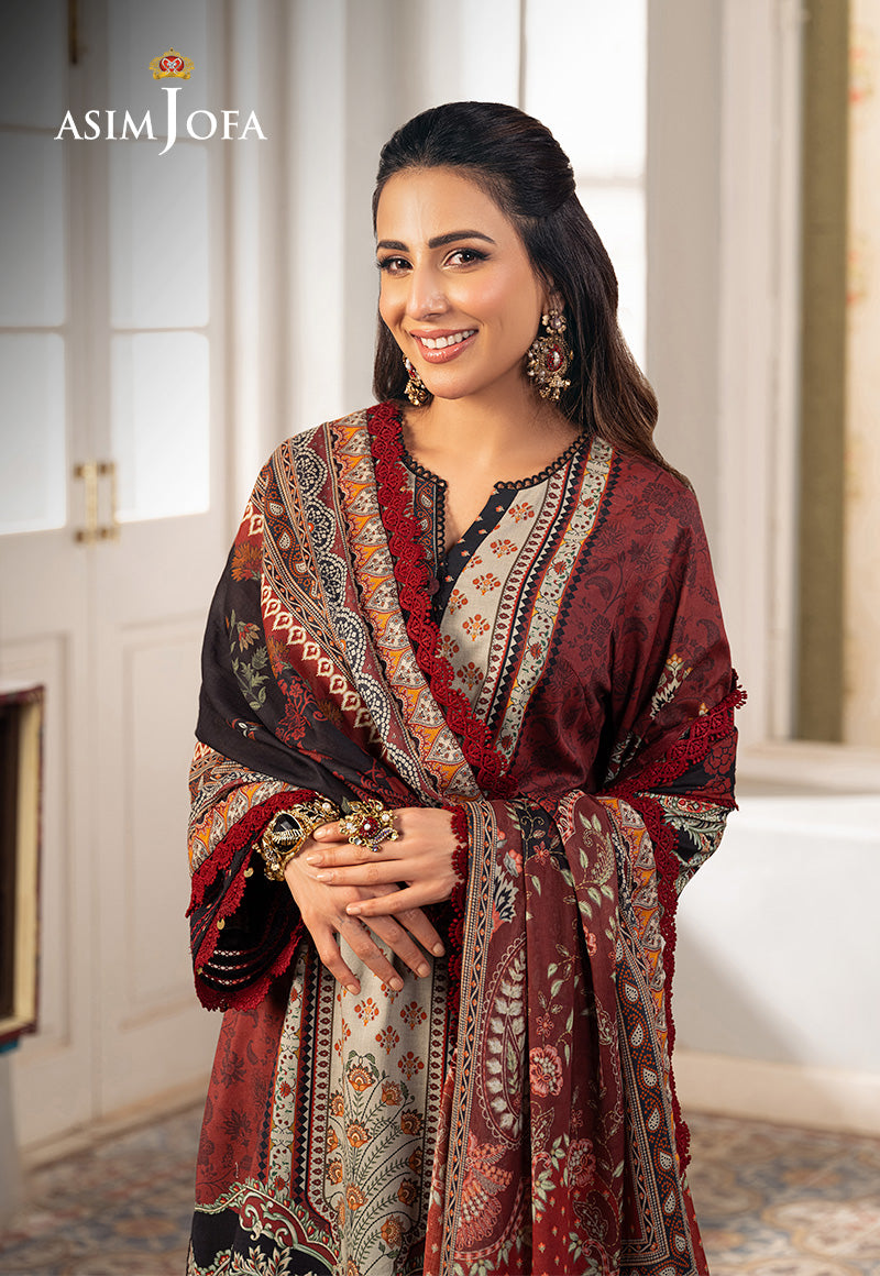 AJARP-26 PRINTED LAWN STITCHED 3 PCS