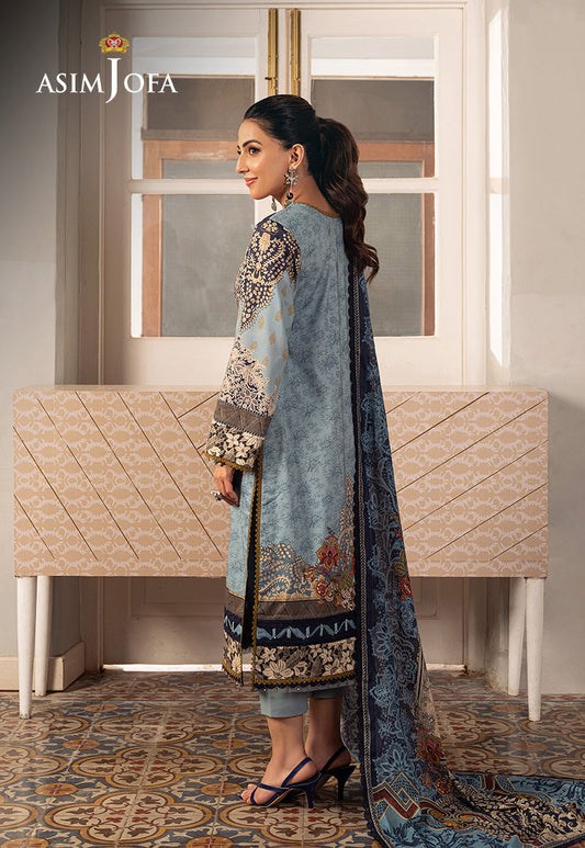 AJARP-27 PRINTED LAWN STITCHED 3 PCS