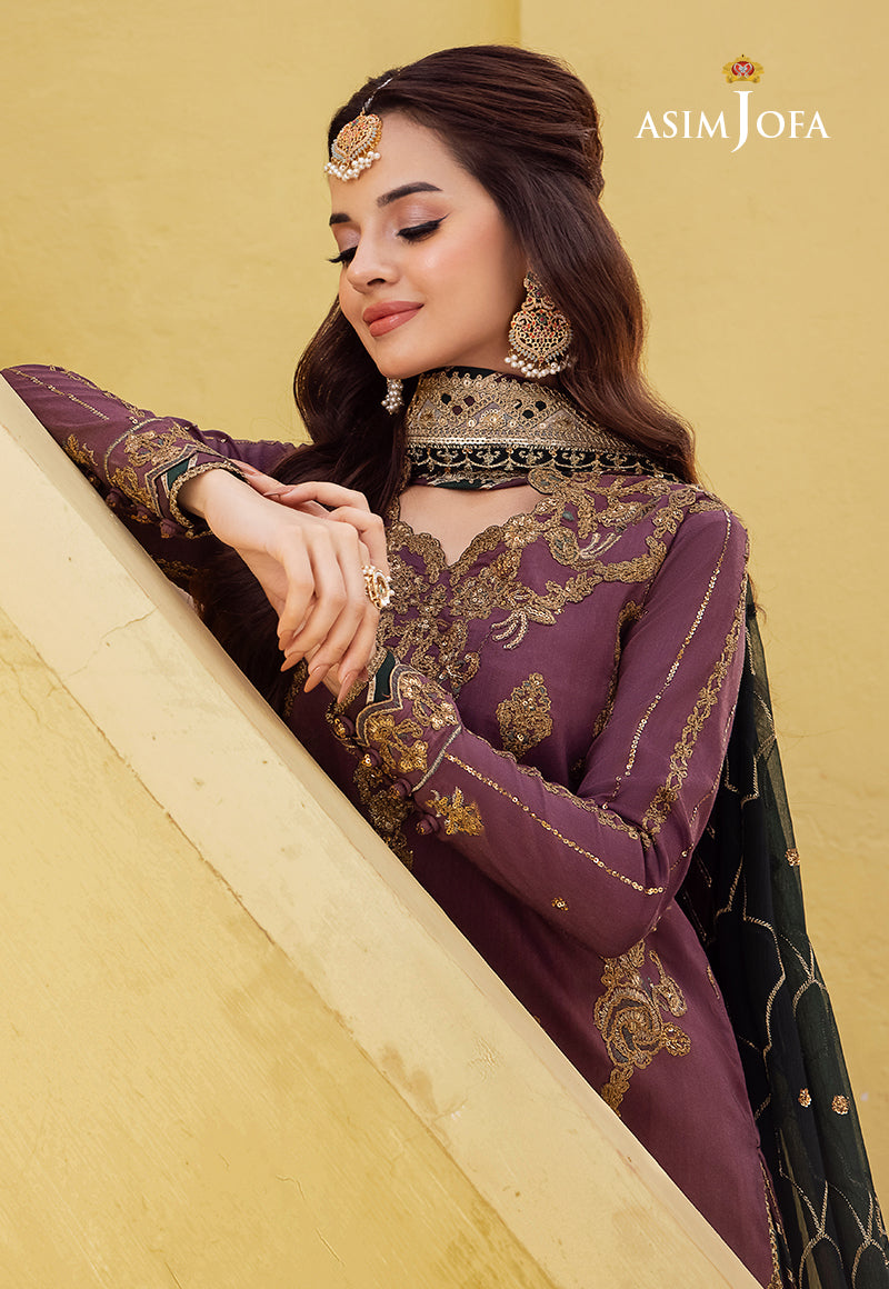 AJAB-17 EMBROIDERED LAWN SILK 3 PCS