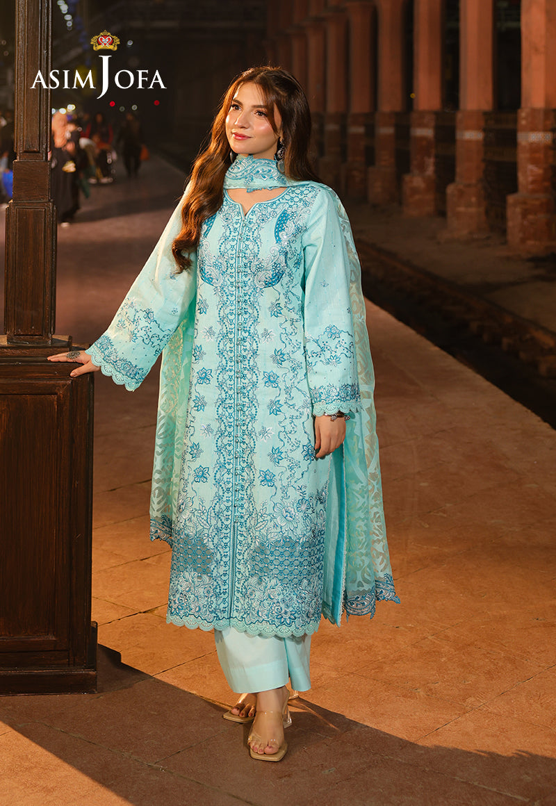 AJUBF-31 EMBROIDERED JACQUARD 3 PCS