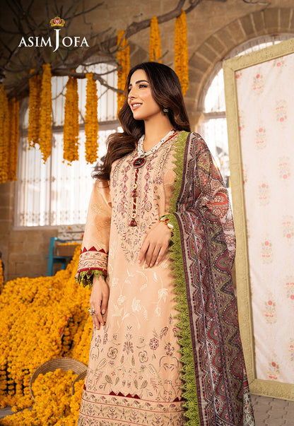 AJAR-31 EMBROIDERED JACQUARD 3 PCS