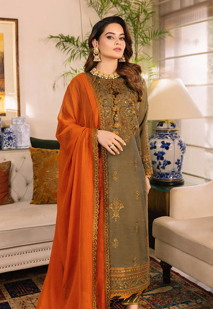 AJSM-33 EMBROIDERED PAPER COTTON 3 PCS