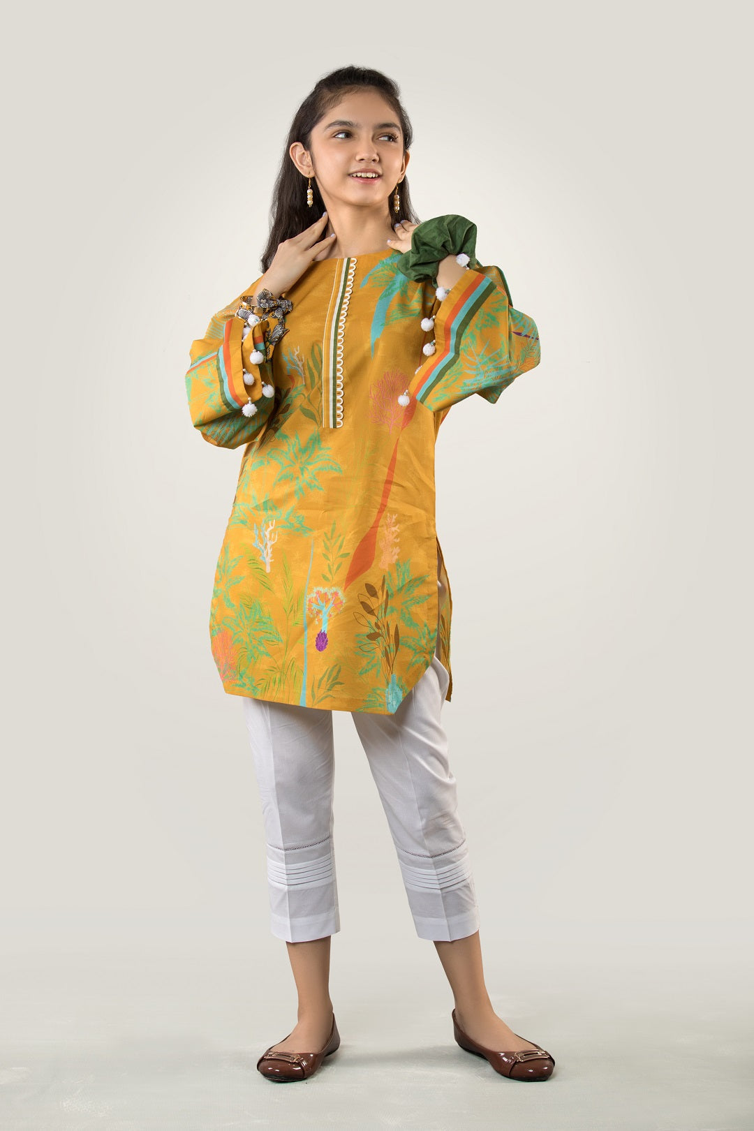 PRKT-046 POP ART Digital Printed Lawn Shirt & Cotton Trouser