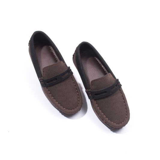 Baby Boy Light Brown Fancy Loafers