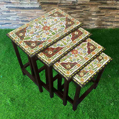 Hala Style Nesting Table 20" set of 4
