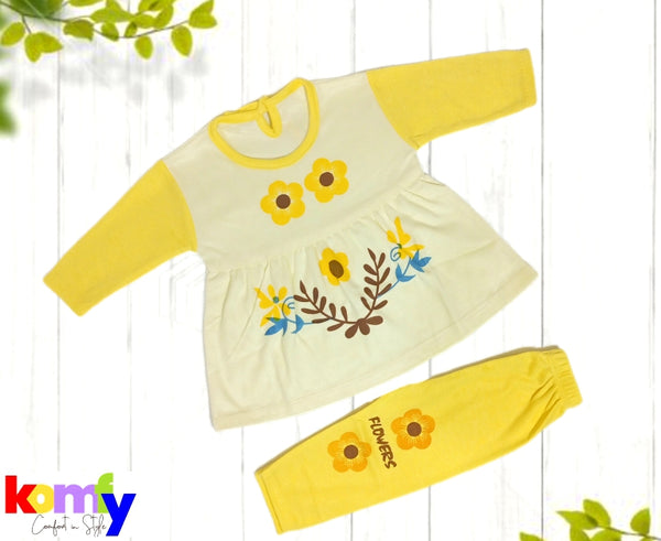 Baby printed/Embroided dress. Age 06 to 12 months. -2