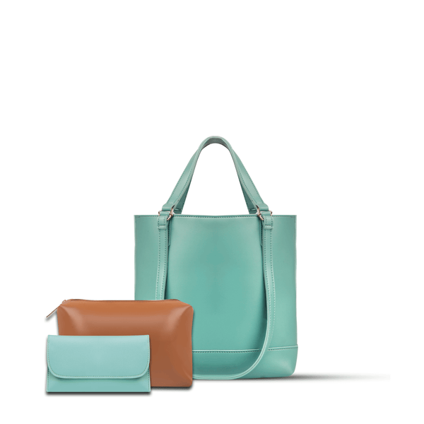 Bag X Sophia 3 Pcs  Aqua Green