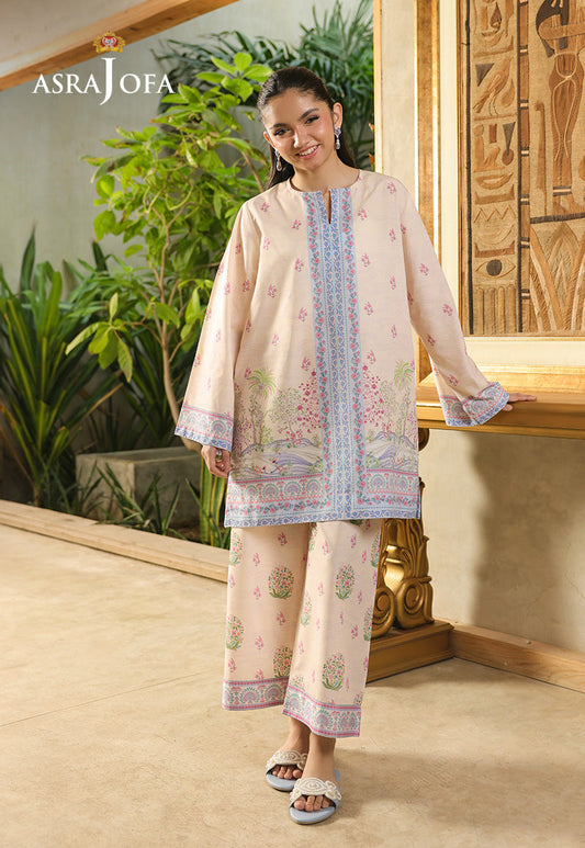 ASAL-07 PRINTED GEORGETTE 2 PCS