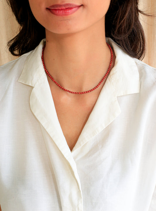 The Timeless Stone Necklace Brown