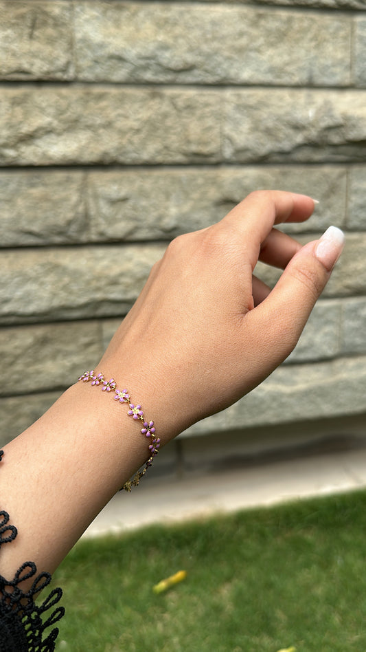 Blossom Trails Bracelet Purple