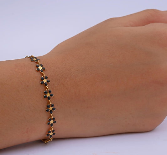Blossom Trails Bracelet Black