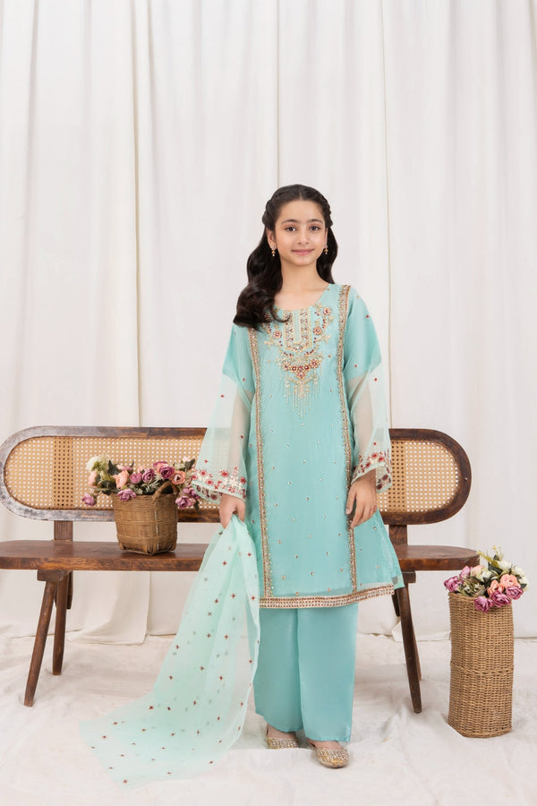 Khayat Stitched 3 Piece Kids Formals Collection'2025 Tidal