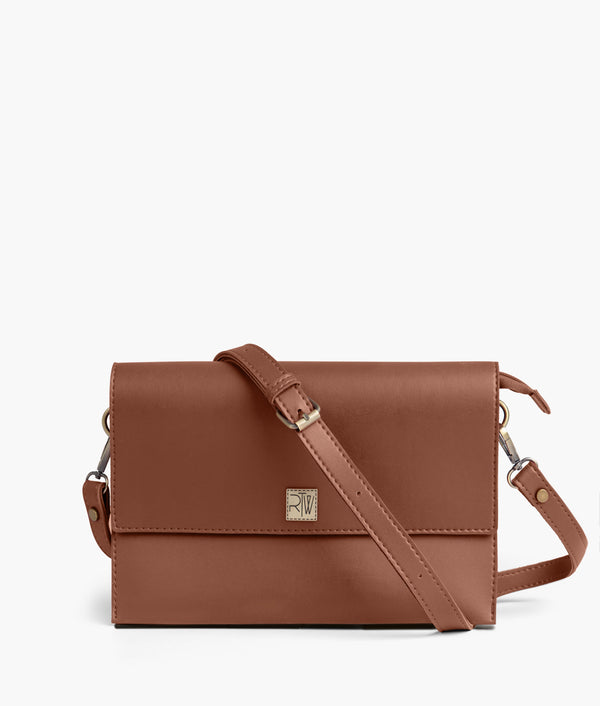 RTW Creation - Brown envelope shoulder bag