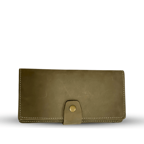 Bag X Long  Leather Wallet With Button