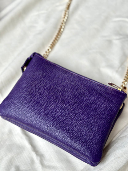 Double Zip Crossbody Bag