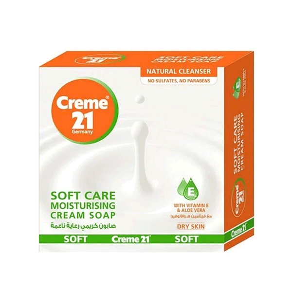 Cream 21 Soft Care Moisturising Cream Soap 125g