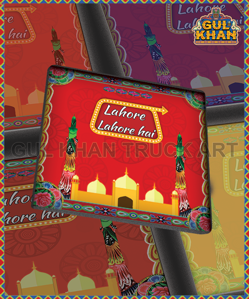 Lahore Lahore Aey Printed Coaster Design