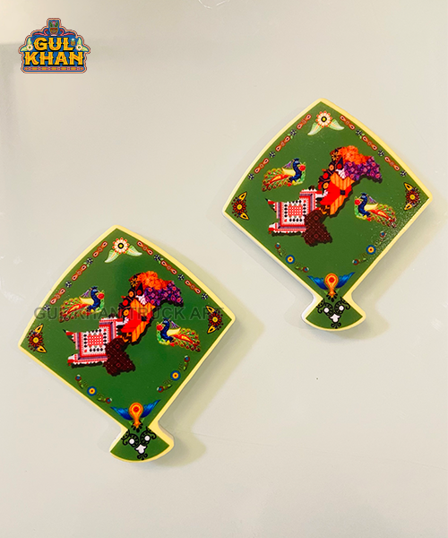 Pakistan Green Acrylic Fridge Magnet