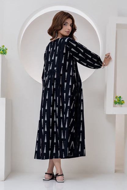 Maxi-019, Long Maxi, One Piece Maxi Digital Print