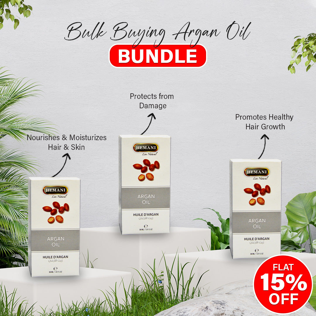 Pack of 3 Herbal Oil 30ml - Argan