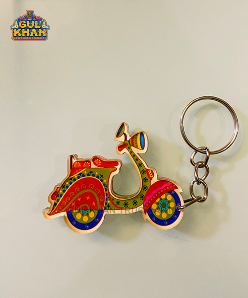 Vespa Premium Acrylic Key Chain (Dual side print)