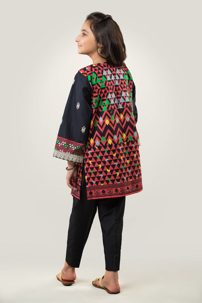PRST-054 Embroidered Digital Printed Lawn Shirt & Cotton Trouser