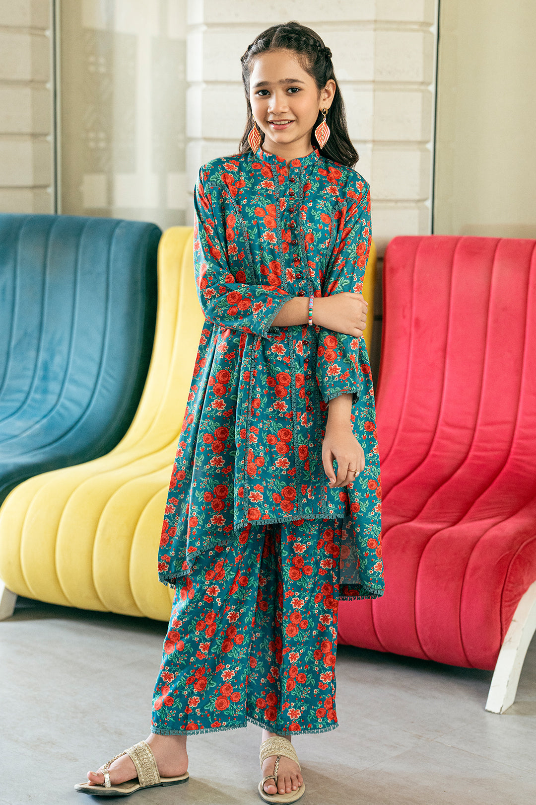 K-ALPRTW-050, POLI LAWN CO-ORD SET