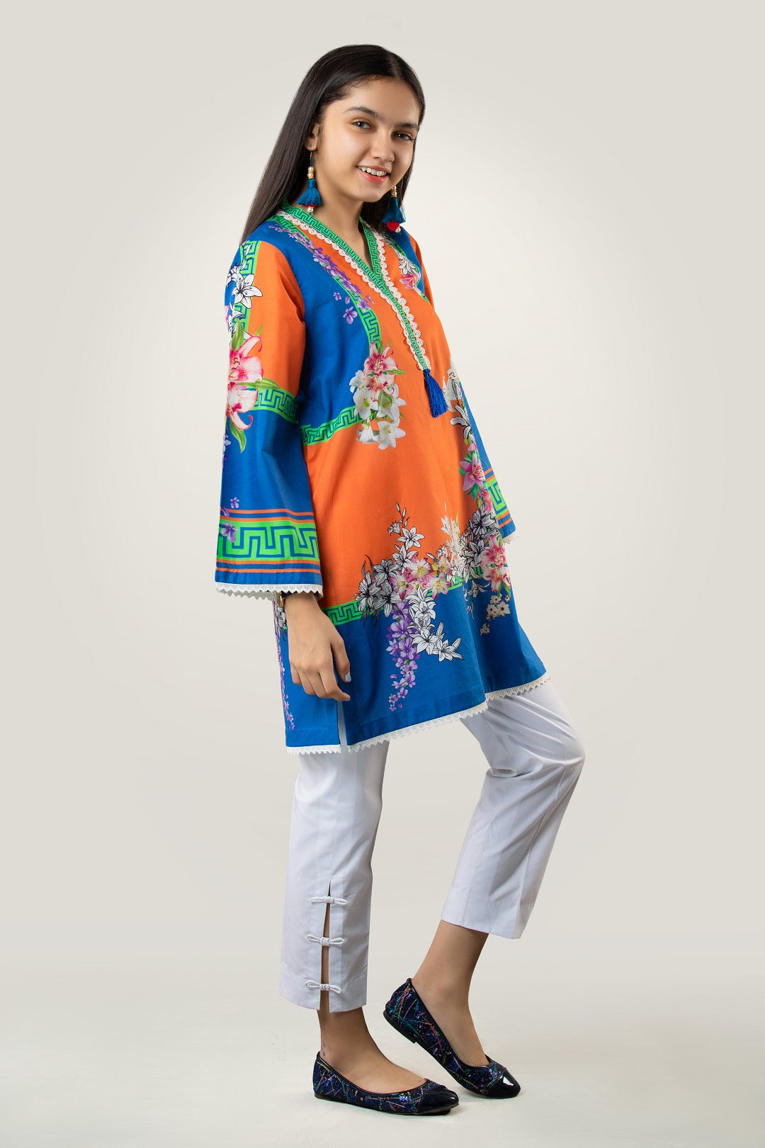 PRST-060 Digital Printed Lawn Shirt & Cotton Trouser