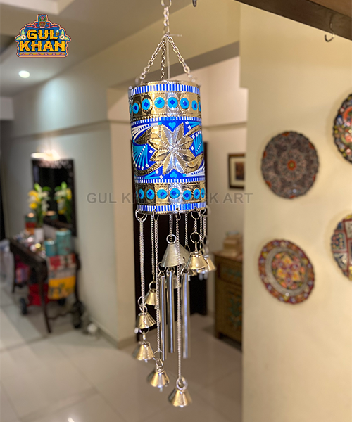 Multani Chamakpatti Wind chime (Blue Pottery) 9945