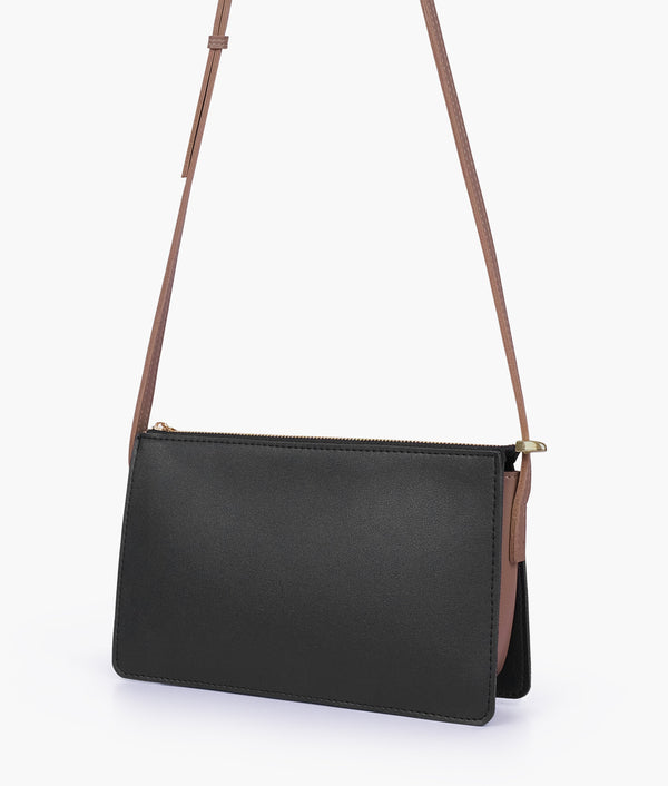 RTW Creation - Black and brown flat purse