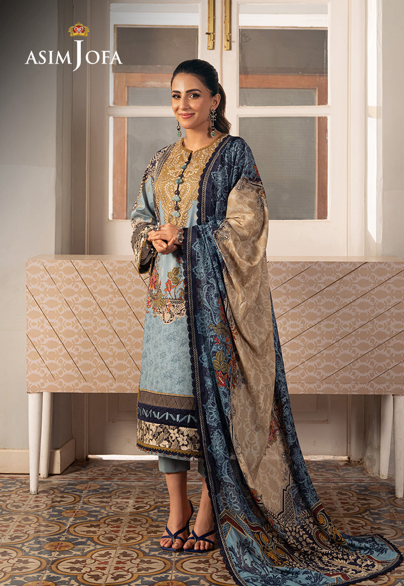 AJARP-27 PRINTED LAWN STITCHED 3 PCS
