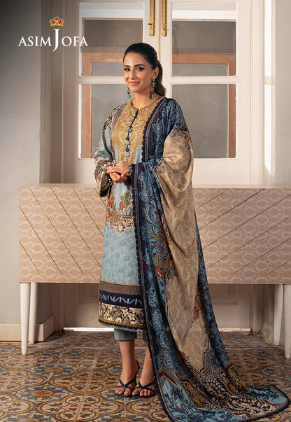 AJARP-27 PRINTED LAWN STITCHED 3 PCS