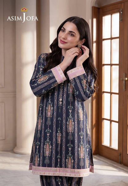 AJPB-207 Printed Lawn Stitched 2 pcs