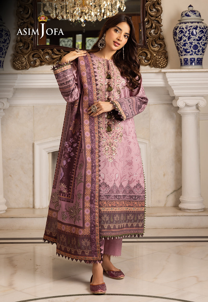 AJIWP-03 PRINTED KARANDI STITCHED3 PCS