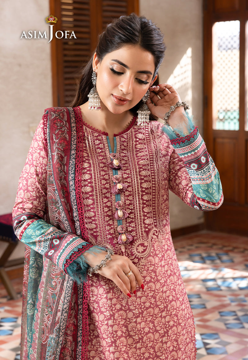 AJRW-07 EMBROIDERED PREMIUM WINTER COTTON 3 PCS