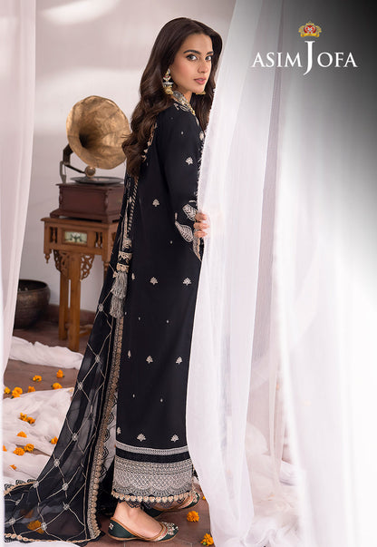 AJSW-27 EMBROIDERED POLY VISCOSE 3 PCS