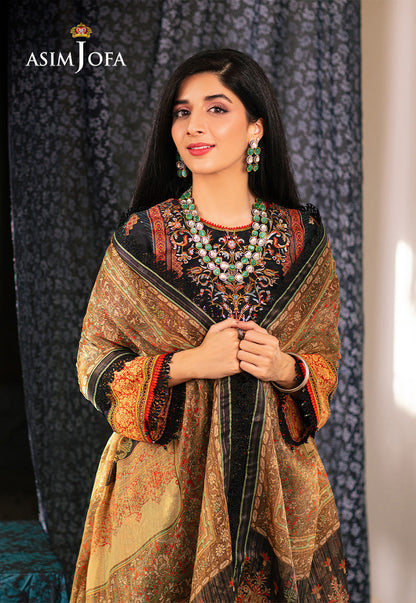 AJARP-18 PRINTED LAWN STITCHED 3 PCS