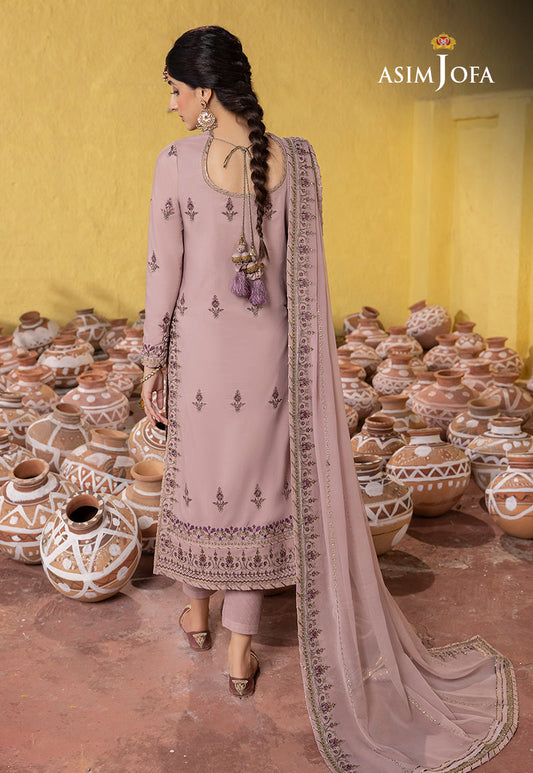 AJAB-06 EMBROIDERED LAWN SILK 3 PCS