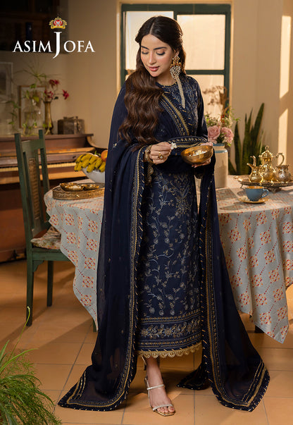 AJSW-30 EMBROIDERED POLY VISCOSE 3 PCS