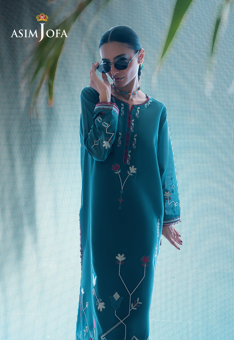 AJSBDP-02 Embroidered Lawn Stitched 2pcs