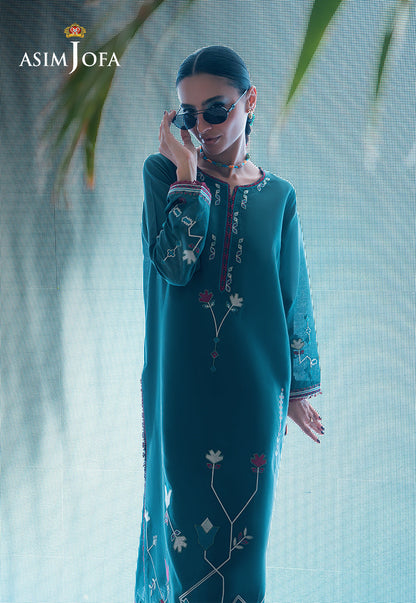 AJSBDP-02 Embroidered Lawn Stitched 2pcs