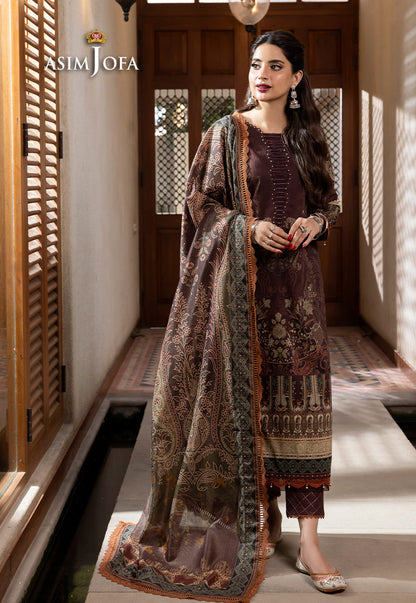 AJRWP-19 PRINTED PREMIUM WINTER COTTON STITCHED 3 PCS
