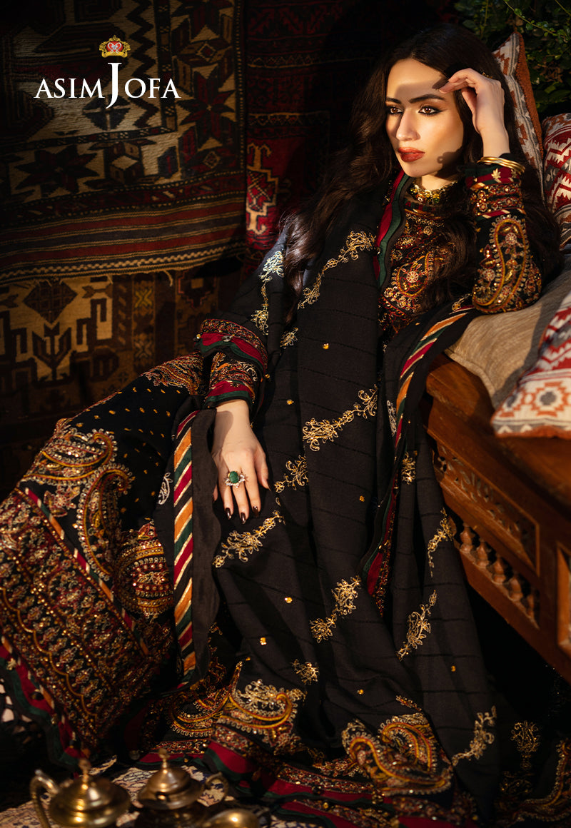 AJKT-03 EMBROIDERED SELF TWILL 3 PCS