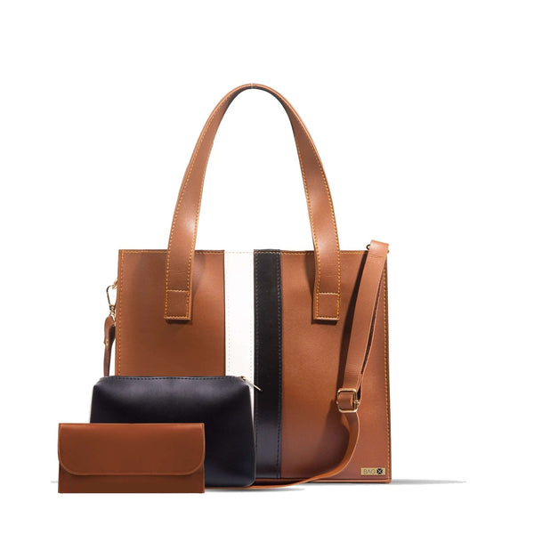 Bag X Baku 3 Pcs Brown