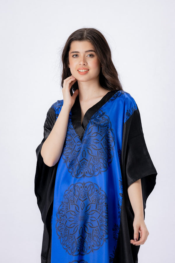 Valerie Women Multi Printed Kaftan Nightdress-VKAF1022-108