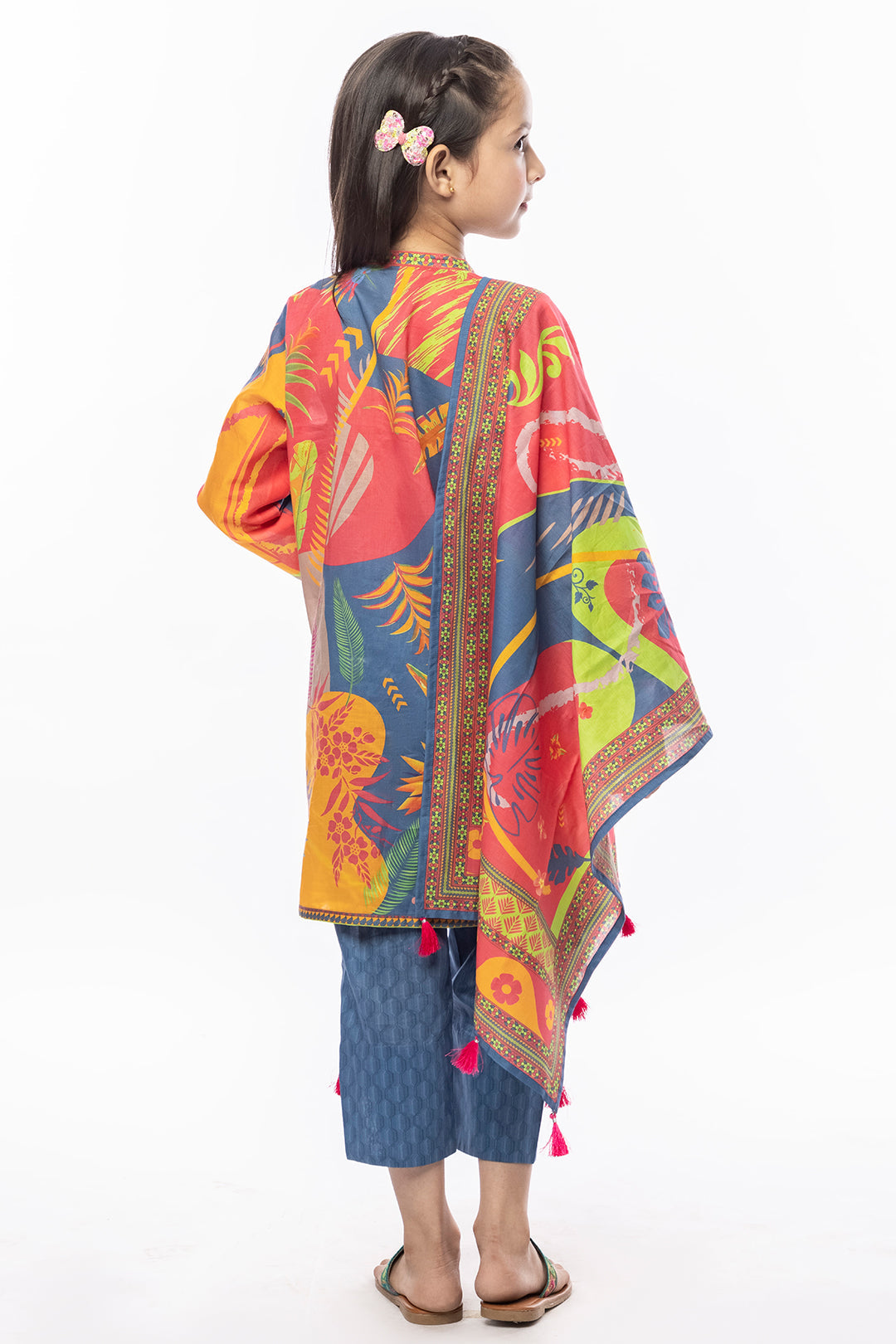 3Pcs Printed Lawn Suit Multi SKU : 3PCS-032