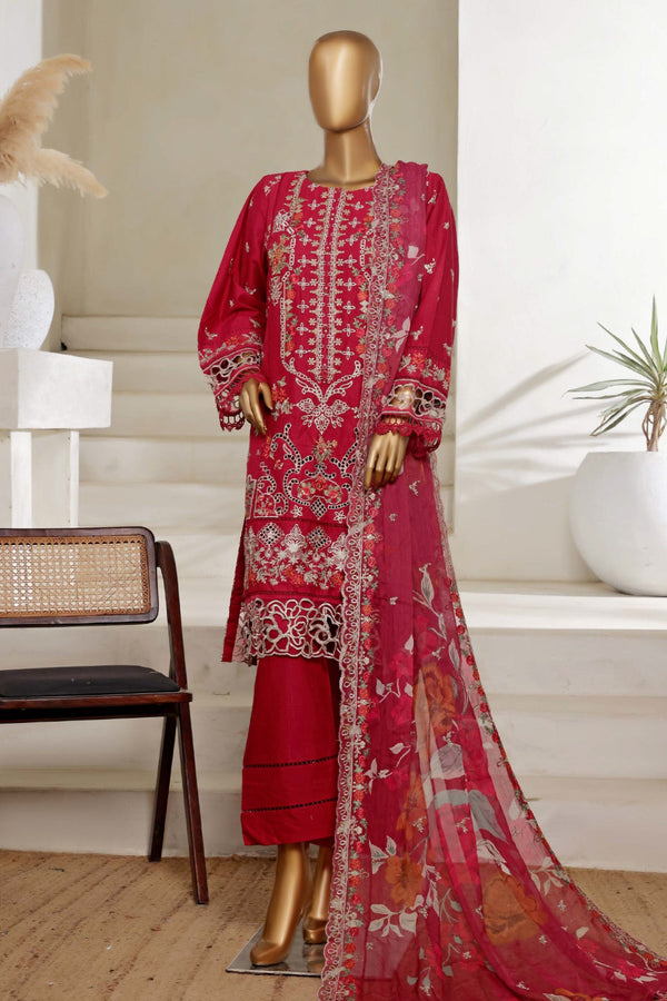 Sada Bahar Stitched 3 Piece Luxury Emb Spring Vol-05 Collection'2025-MK-32-Atishi